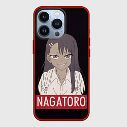 Чехол для iPhone 13 Pro Miss Nagatoro, цвет: 3D-красный