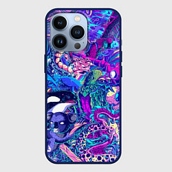 Чехол iPhone 13 Pro Неоновые Звери