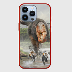 Чехол для iPhone 13 Pro Т-Рекс Динозавр Dino Z, цвет: 3D-красный