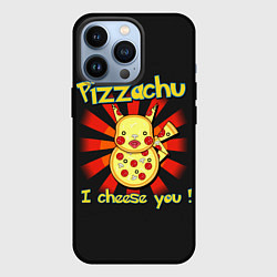 Чехол для iPhone 13 Pro Пиццачу, цвет: 3D-черный