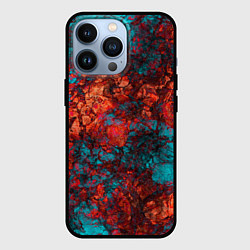 Чехол для iPhone 13 Pro Текстура камня, цвет: 3D-черный