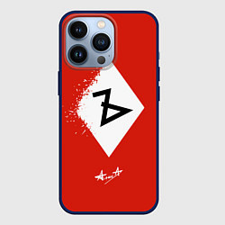 Чехол для iPhone 13 Pro Алиса Ъ «Твёрдый знак», цвет: 3D-тёмно-синий