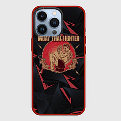 Чехол для iPhone 13 Pro MUAY THAI FIGHTER, цвет: 3D-красный