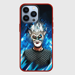 Чехол для iPhone 13 Pro Boris Brejcha Blue, цвет: 3D-красный