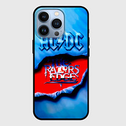 Чехол для iPhone 13 Pro ACDC - The Razor’s Edge, цвет: 3D-черный