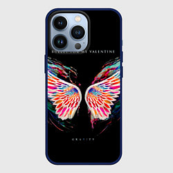 Чехол для iPhone 13 Pro Gravity - Bullet For My Valentine, цвет: 3D-тёмно-синий