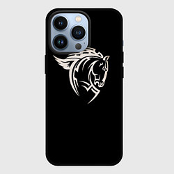 Чехол для iPhone 13 Pro Конь армейский, цвет: 3D-черный
