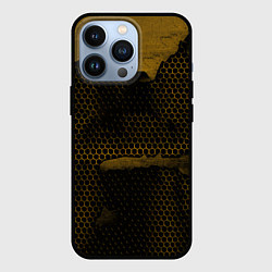 Чехол для iPhone 13 Pro Pittsburgh Penguins на спине, цвет: 3D-черный