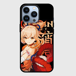 Чехол для iPhone 13 Pro Ёимия Genshin Impact, цвет: 3D-черный