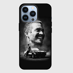 Чехол для iPhone 13 Pro Paul Walker, цвет: 3D-черный