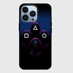 Чехол для iPhone 13 Pro GUARDS SQUID GAME, цвет: 3D-черный