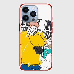 Чехол для iPhone 13 Pro Итадори Юдзи - Jujutsu Kaisen, цвет: 3D-красный