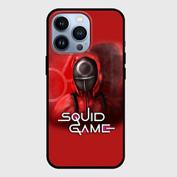Чехол для iPhone 13 Pro Игра в кальмара: Круг, цвет: 3D-черный