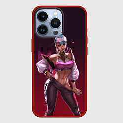 Чехол для iPhone 13 Pro League of Legends Qiyana, цвет: 3D-красный