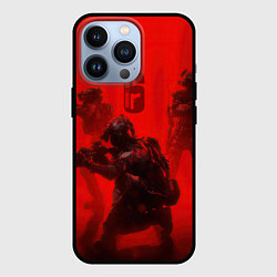 Чехол для iPhone 13 Pro RAINBOW SIX SIEGE 6 ОСАДА РАДУГА, цвет: 3D-черный