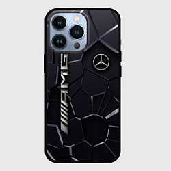 Чехол iPhone 13 Pro Mercedes AMG 3D плиты