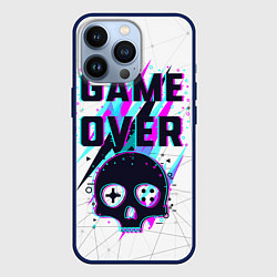 Чехол для iPhone 13 Pro Game OVER - NEON 3D, цвет: 3D-тёмно-синий