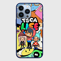 Чехол для iPhone 13 Pro Toca Life: Heroes, цвет: 3D-тёмно-синий