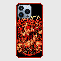Чехол для iPhone 13 Pro Slayer, Reign in Blood, цвет: 3D-красный