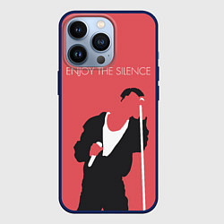 Чехол для iPhone 13 Pro Ганн на концерте, цвет: 3D-тёмно-синий
