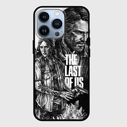 Чехол для iPhone 13 Pro THE LAST OF US ЧЁРНО БЕЛЫЙ, цвет: 3D-черный