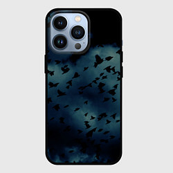 Чехол для iPhone 13 Pro Flock of birds, цвет: 3D-черный