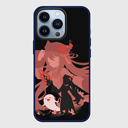 Чехол для iPhone 13 Pro Genshin Impact Hu Tao Tao, цвет: 3D-тёмно-синий