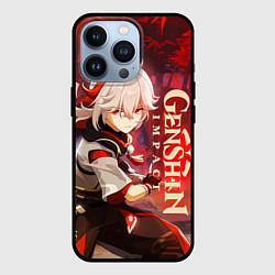 Чехол для iPhone 13 Pro Геншин импакт: Кадзуха, цвет: 3D-черный