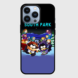 Чехол для iPhone 13 Pro Енот и его команда - противостояние Южный Парк, цвет: 3D-черный