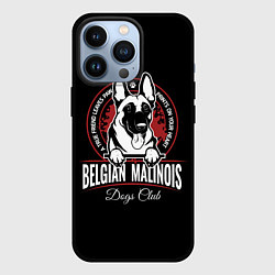 Чехол для iPhone 13 Pro Бельгийская Овчарка Малинуа, цвет: 3D-черный