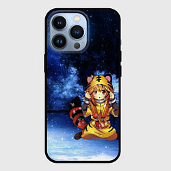 Чехол для iPhone 13 Pro Год Тигра 2022, цвет: 3D-черный