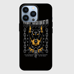 Чехол для iPhone 13 Pro Доберман-Пинчер, цвет: 3D-черный