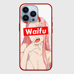 Чехол для iPhone 13 Pro Waifu -02 Darling in the Franxx, цвет: 3D-красный