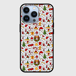 Чехол для iPhone 13 Pro New Years Mood, цвет: 3D-черный
