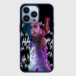 Чехол для iPhone 13 Pro Jinx Arcane, цвет: 3D-тёмно-синий
