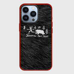 Чехол для iPhone 13 Pro Siberian fast food, цвет: 3D-красный