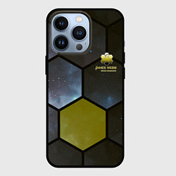 Чехол для iPhone 13 Pro JWST space cell theme, цвет: 3D-черный