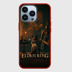 Чехол для iPhone 13 Pro Elden Ring - Королева, цвет: 3D-красный