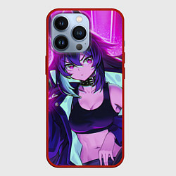 Чехол для iPhone 13 Pro Тян Самурай, цвет: 3D-красный