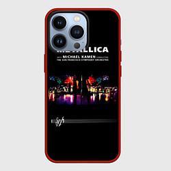 Чехол для iPhone 13 Pro Metallica S и M, цвет: 3D-красный