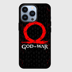 Чехол для iPhone 13 Pro GOD OF WAR КРАТОС ЛОГО, цвет: 3D-черный