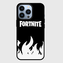 Чехол для iPhone 13 Pro Fortnite Огонь, цвет: 3D-черный