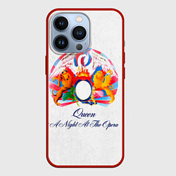 Чехол для iPhone 13 Pro A Night at the Opera - Queen, цвет: 3D-красный