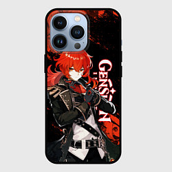 Чехол для iPhone 13 Pro GENSHIN IMPACT ДИЛЮК DILUC, цвет: 3D-черный