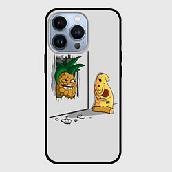 Чехол для iPhone 13 Pro HERES PINEAPPLE!, цвет: 3D-черный