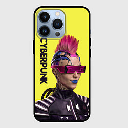 Чехол для iPhone 13 Pro Cyberpunk Панк, цвет: 3D-черный