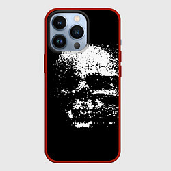 Чехол для iPhone 13 Pro Skulls glitch, цвет: 3D-красный