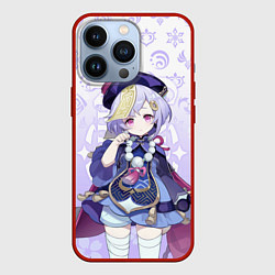 Чехол для iPhone 13 Pro QIQI КИКИ ГЕНШИН ИМПАКТ ГЕРОИНЯ, цвет: 3D-красный