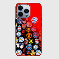 Чехол для iPhone 13 Pro BAYERN MUNCHEN BEST FC SPORT, цвет: 3D-красный