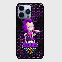 Чехол для iPhone 13 Pro Эмз BRAWL STARS соты, цвет: 3D-черный